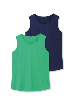 Doppelpack Tops in leichter A-Linie