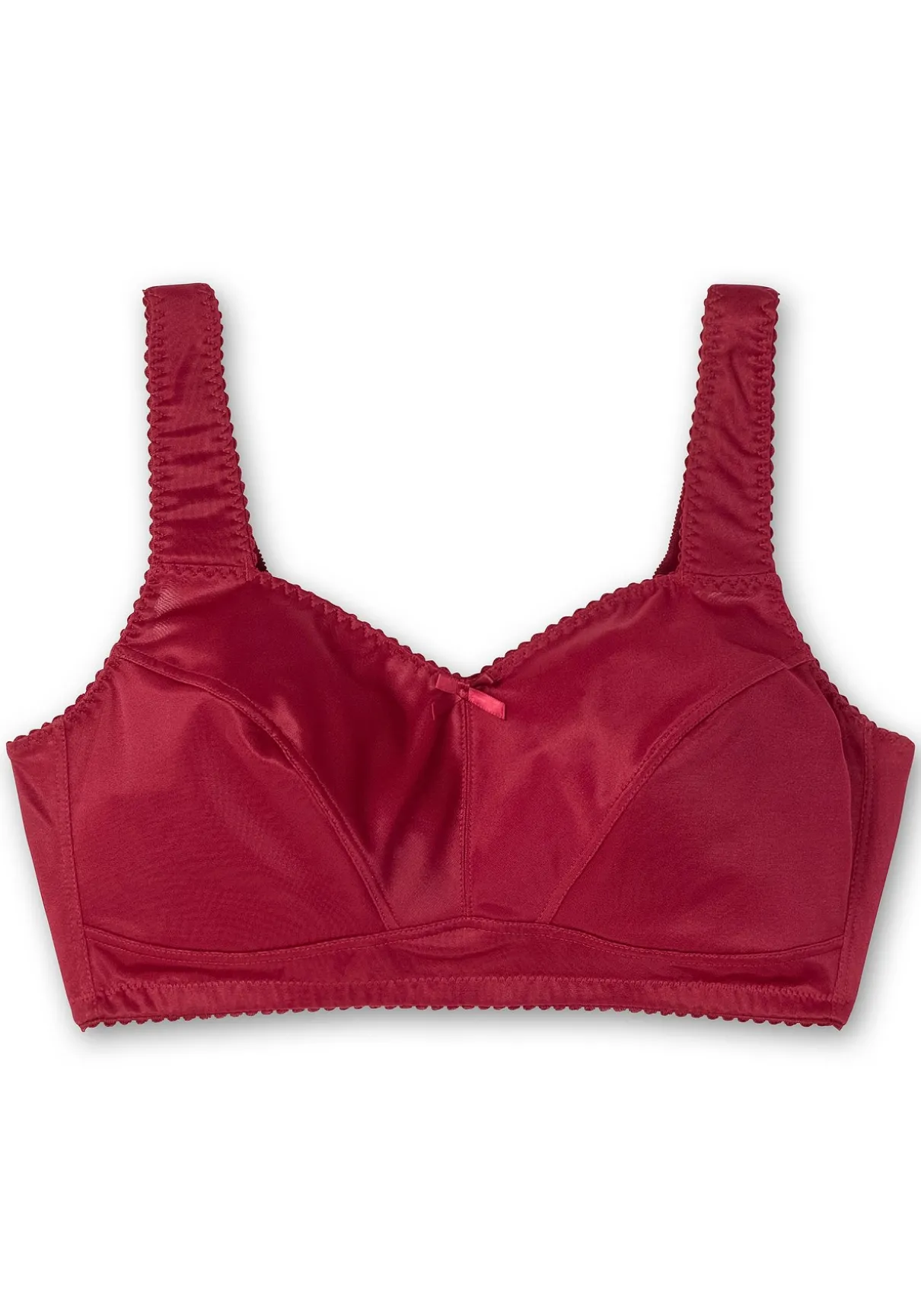 Entlastungs-BH ohne Bügel, in Satinoptik
