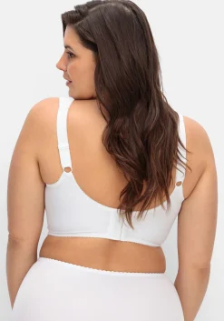 Entlastungs-BH ohne Bügel, mit Spitzenbesatz