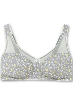 Entlastungs-BH ohne Bügel, mit Blümchenprint