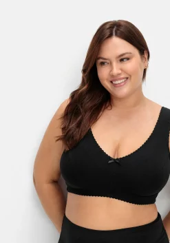 Entlastungs-BH ohne Bügel, mit Unterbrustgummi