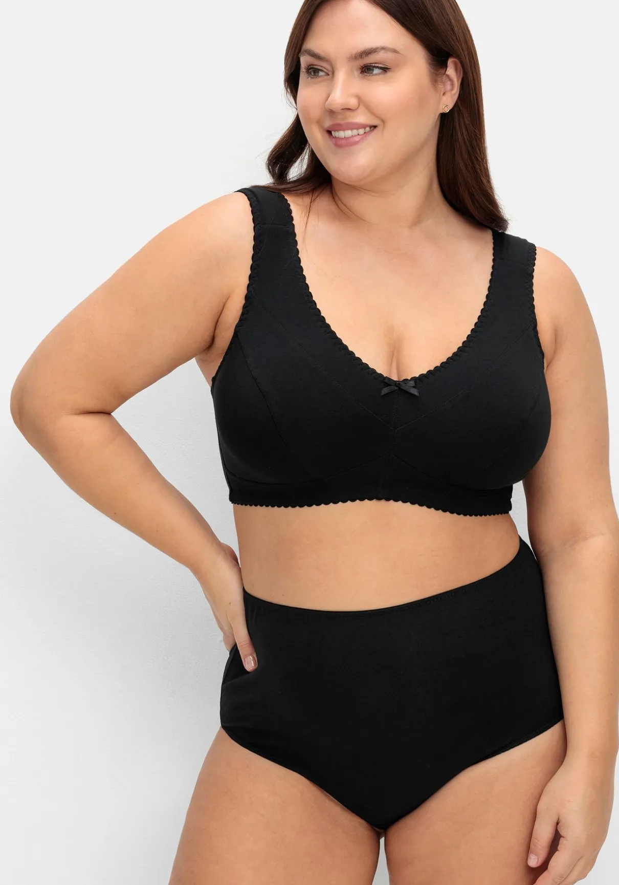 Entlastungs-BH ohne Bügel, mit Unterbrustgummi