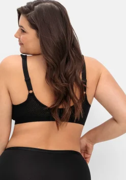 Entlastungs-BH ohne Bügel, mit Spitze