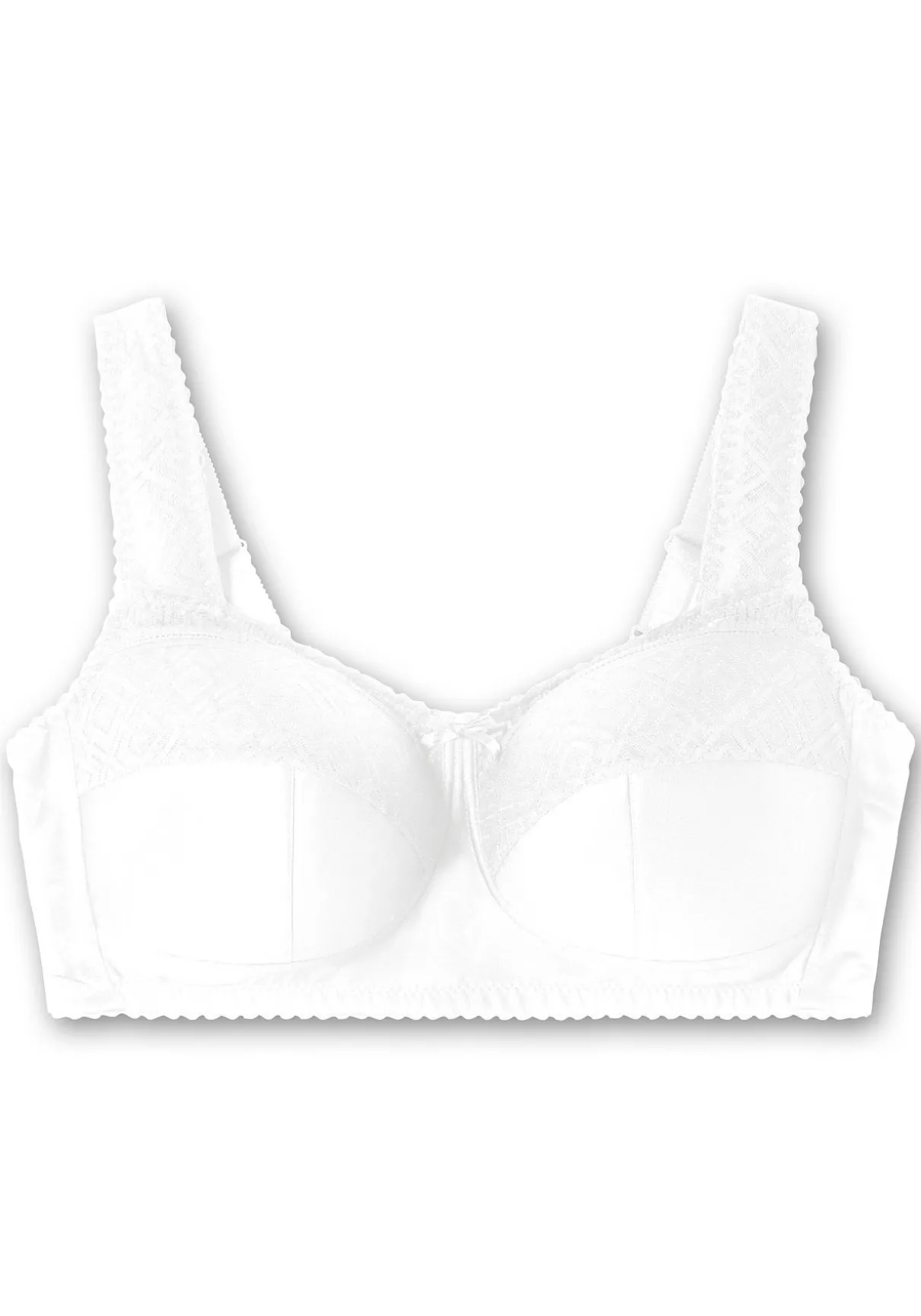 Entlastungs-BH ohne Bügel, mit Spitzen-Details