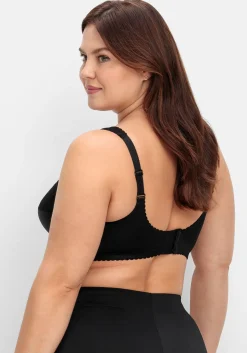 Entlastungs-BH ohne Bügel, mit Spitzen-Details