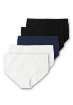 5er-Pack Taillenslips mit hohem Beinausschnitt