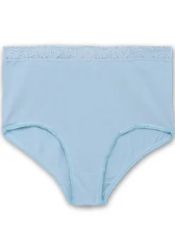 4er-Pack Taillenslips, mit Spitzenbund