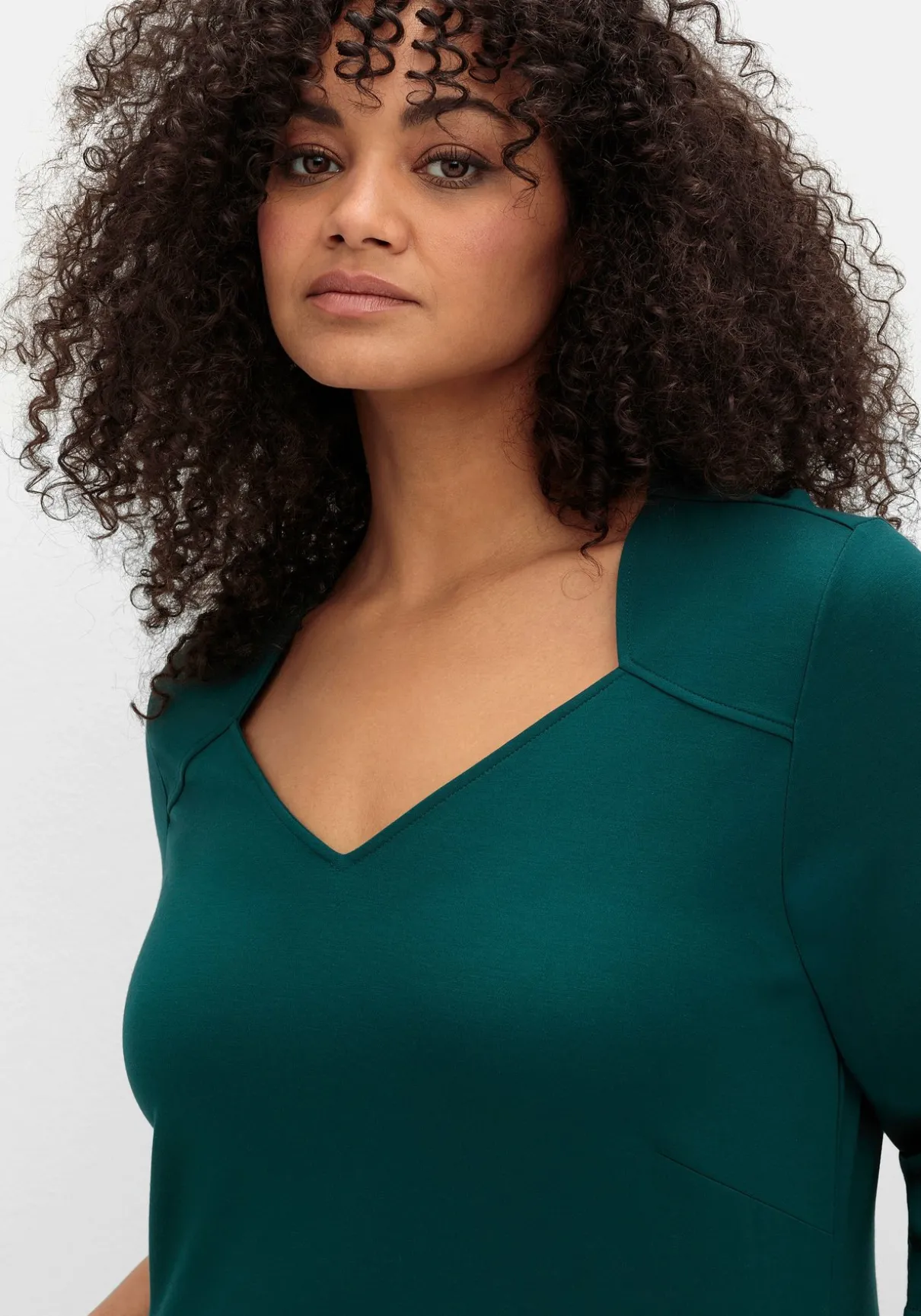 Etuikleid mit 3/4-Ärmeln, in Punto di Roma-Qualität