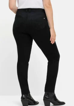 Extraschmale Twillhose in Curvy-Schnitt SUSANNE