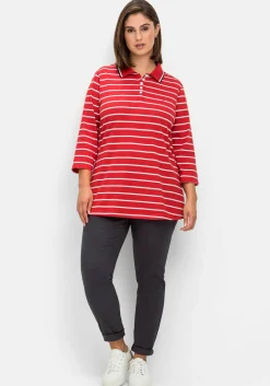 Extraschmale Twillhose in Curvy-Schnitt SUSANNE