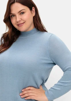 Extraweicher Pullover mit Stehkragen