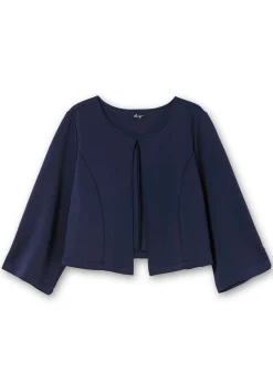 Feinstrick-Bolero in offener, kurzer Form