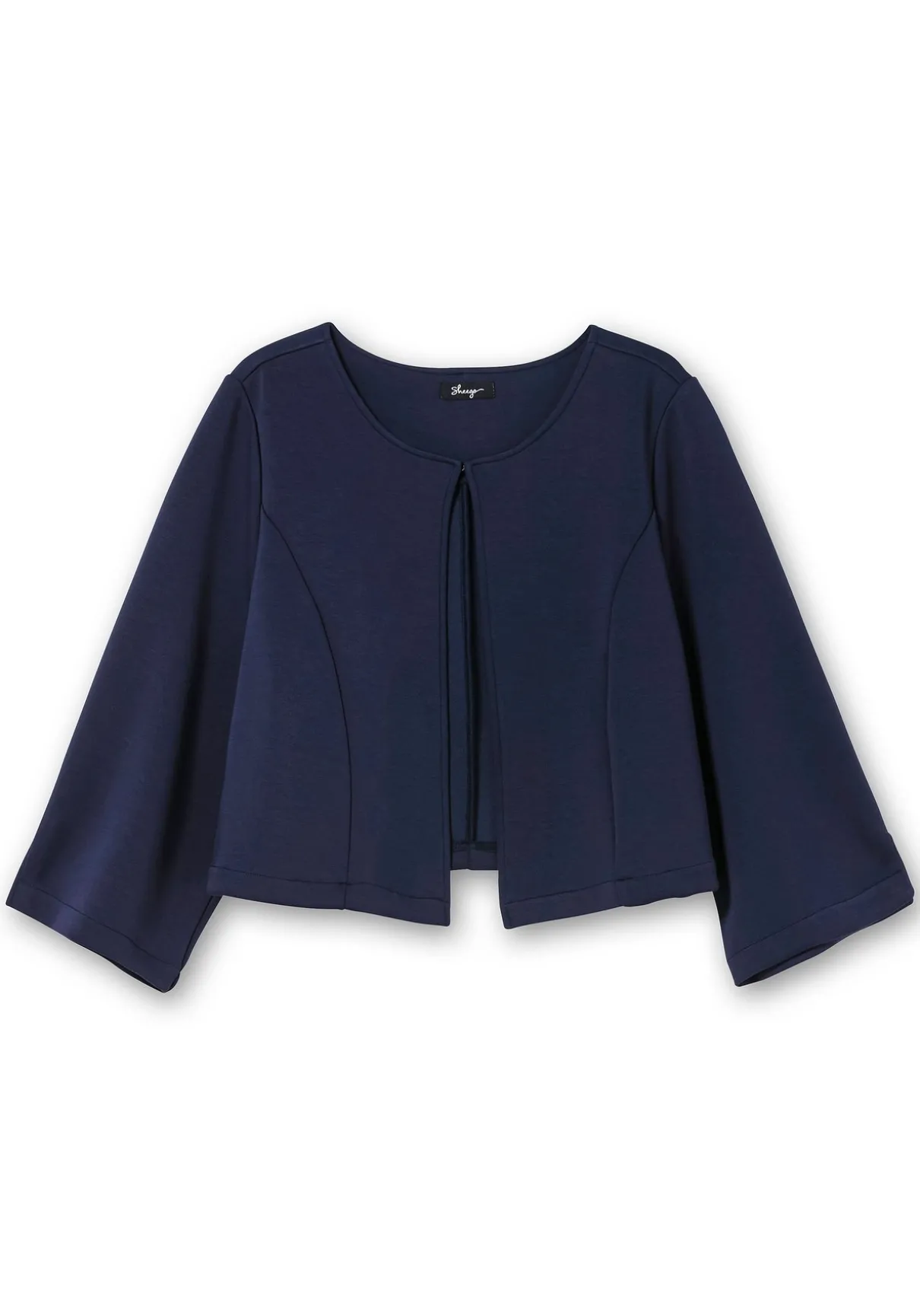 Feinstrick-Bolero in offener, kurzer Form