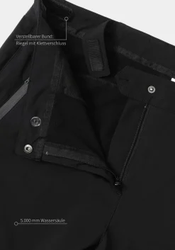 Funktionshose aus Softshell, wasser- und windabweisend