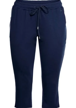 Funktionshose in 3/4-Länge mit Kontrastpaspel