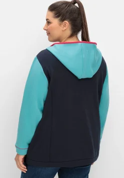 Funktionsjacke aus Fleece, in Kontrast-Optik
