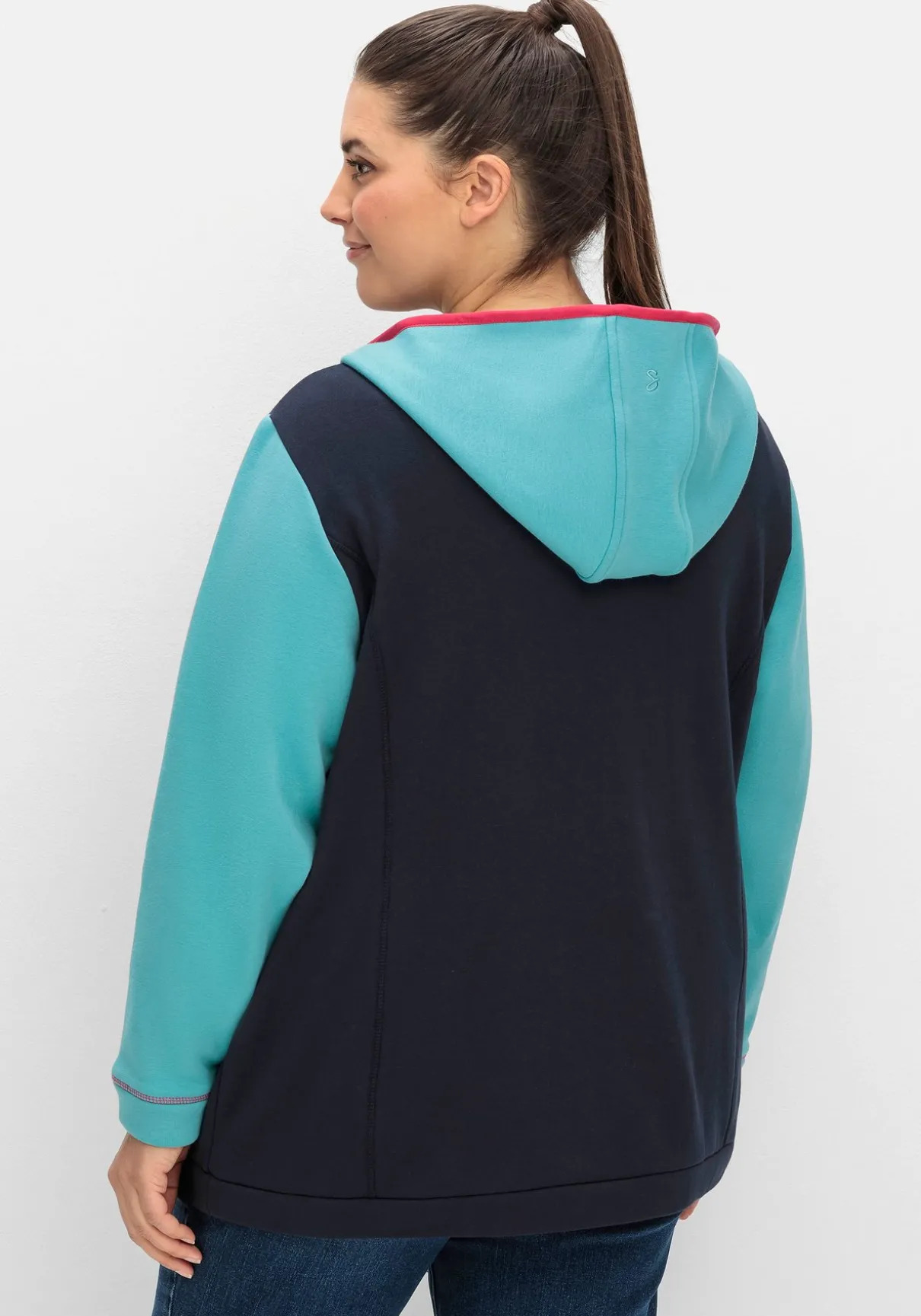 Funktionsjacke aus Fleece, in Kontrast-Optik