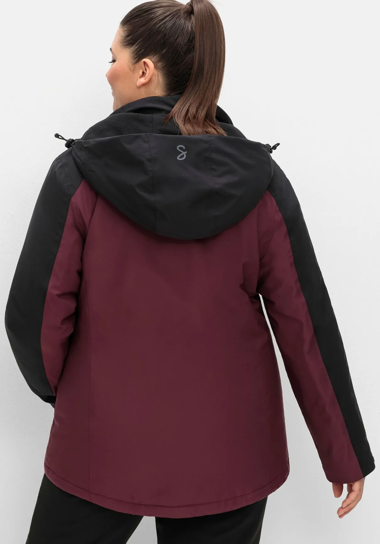 Funktionsjacke mit Zwei-Wege-Reißverschluss