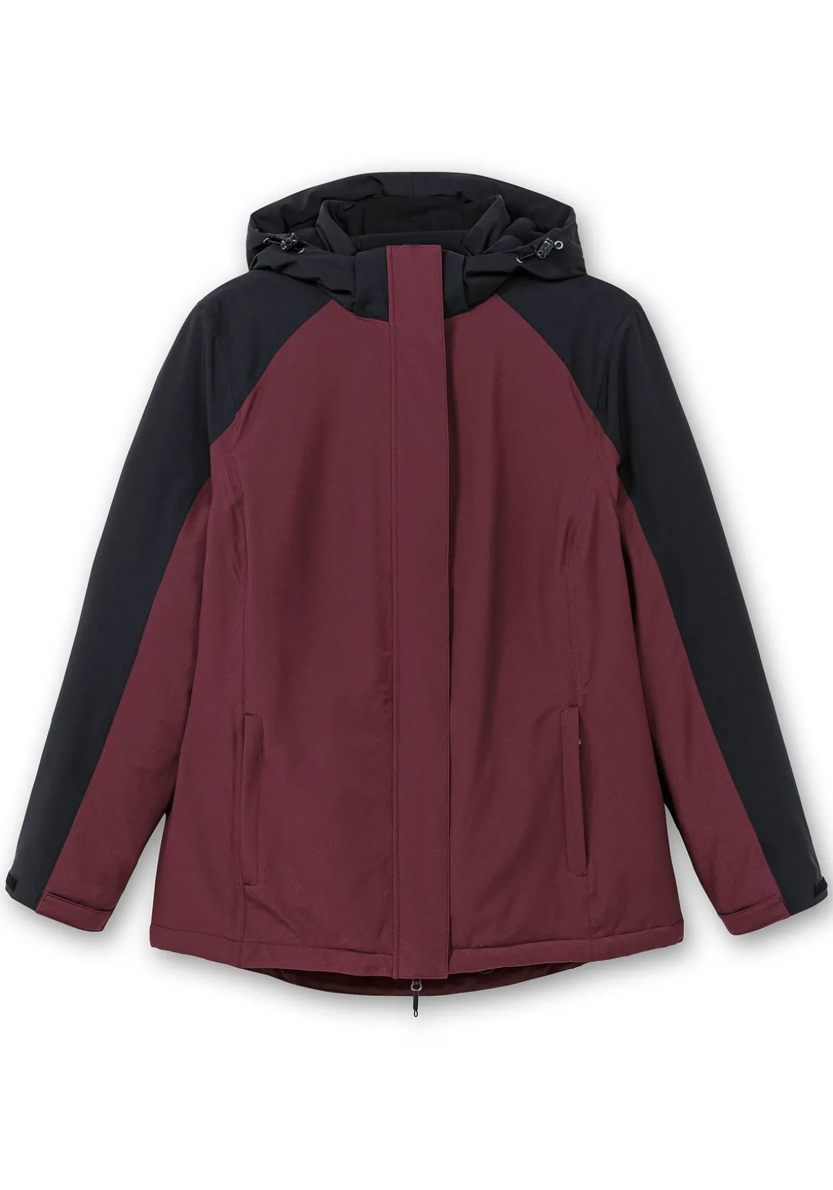 Funktionsjacke mit Zwei-Wege-Reißverschluss