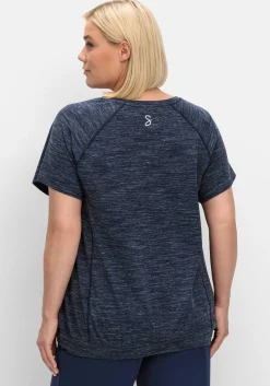 Funktionsshirt im Oversized-Schnitt, mit Saumbündchen