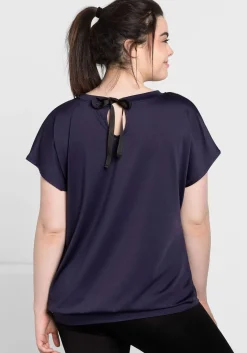 Funktionsshirt mit U-Boot-Ausschnitt