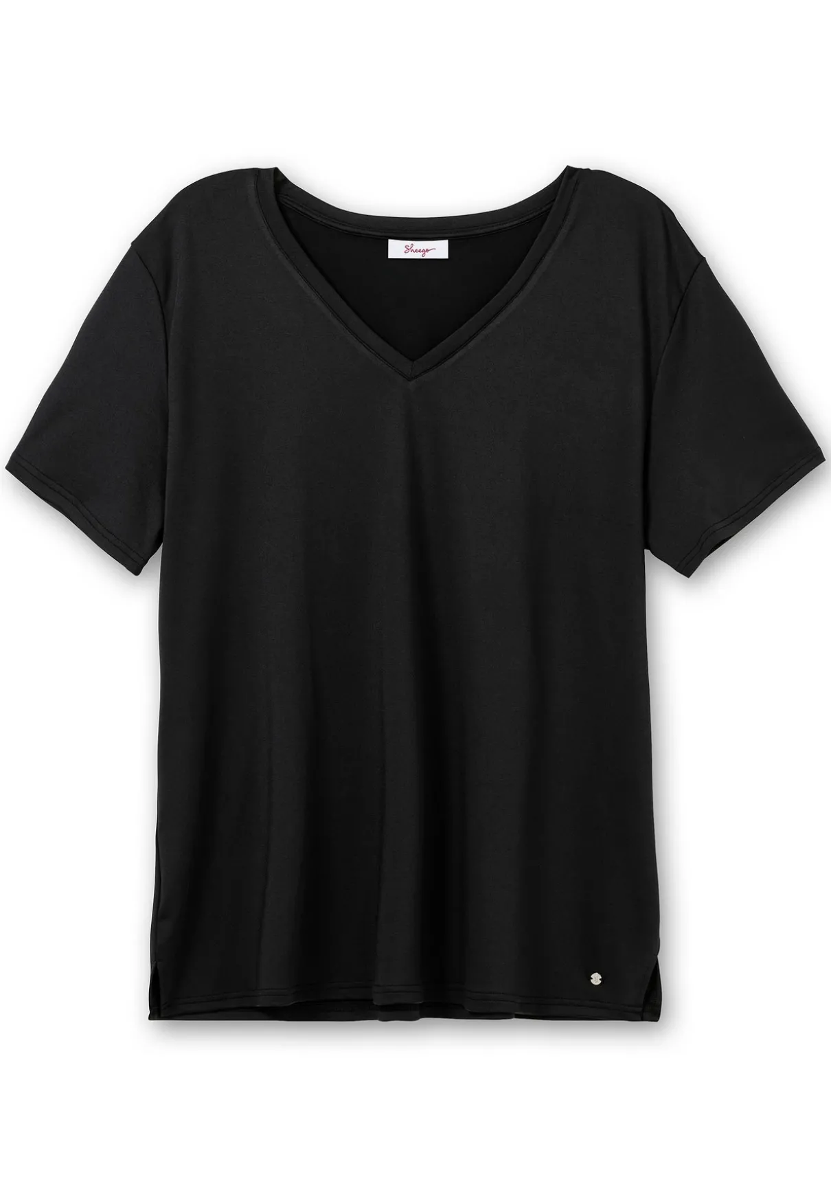 Funktionsshirt mit V-Ausschnitt