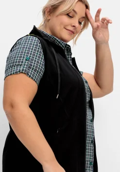 Funktionsweste mit kleinem Stehkragen