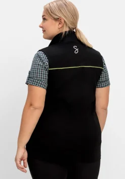 Funktionsweste mit kleinem Stehkragen