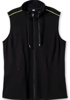 Funktionsweste mit kleinem Stehkragen