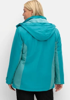 Funktions-Winterjacke mit Kontrastdetails