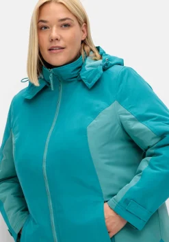 Funktions-Winterjacke mit Kontrastdetails