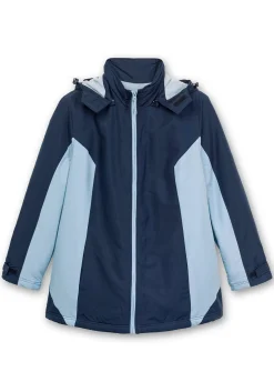 Funktions-Winterjacke mit Kontrastdetails