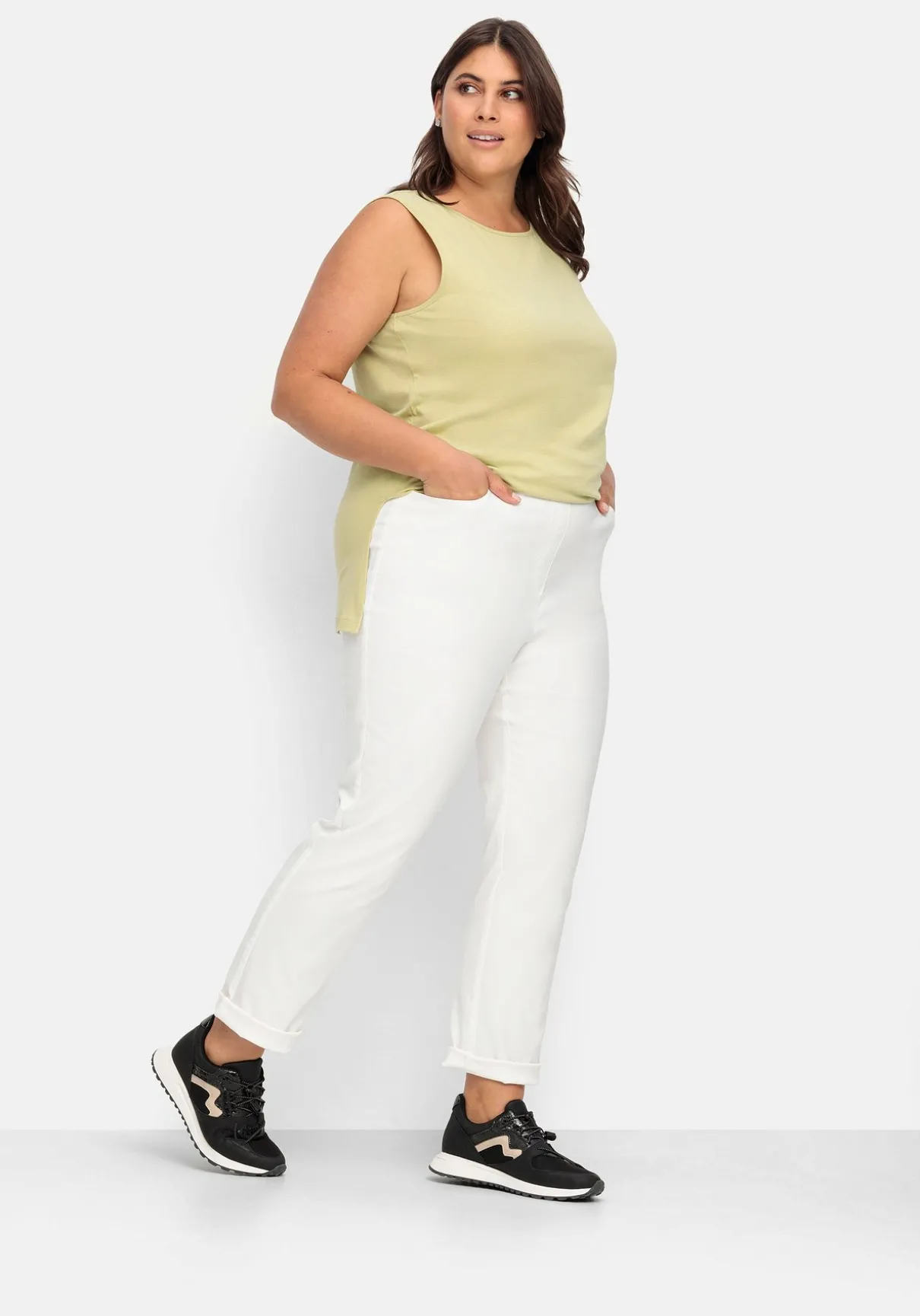 Gerade Bengalinhose mit hohem Schlupfbund