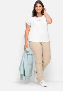 Gerade Bengalinhose mit hohem Schlupfbund