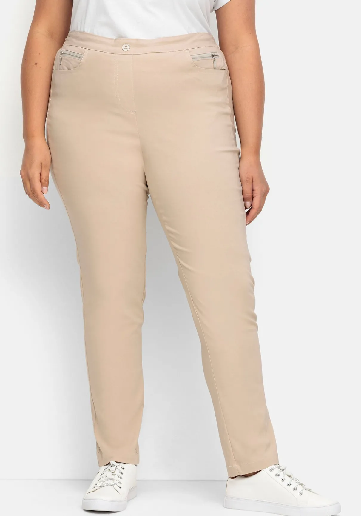 Gerade Bengalinhose mit hohem Schlupfbund