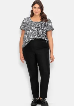 Gerade Bengalinhose mit hohem Schlupfbund