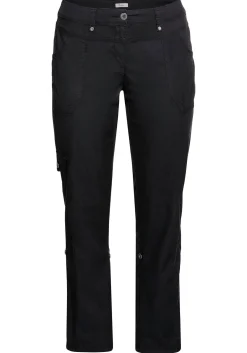 Gerade Cargo-Hose mit krempelbaren Beinen