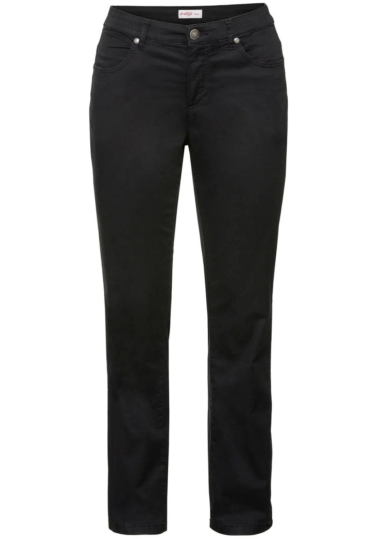 Gerade Hose aus Baumwoll-Twill