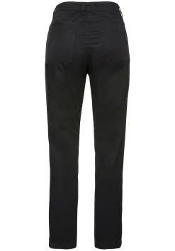 Gerade Hose aus Baumwoll-Twill