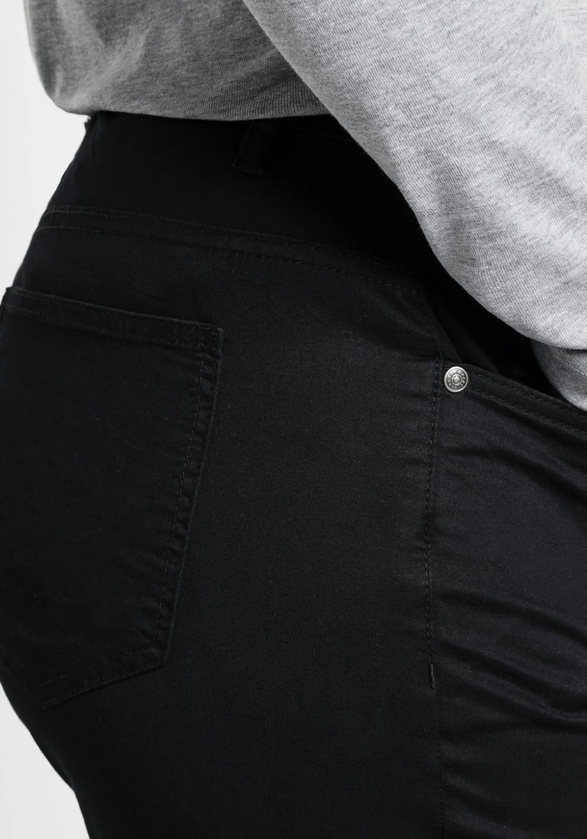 Gerade Hose aus Baumwoll-Twill