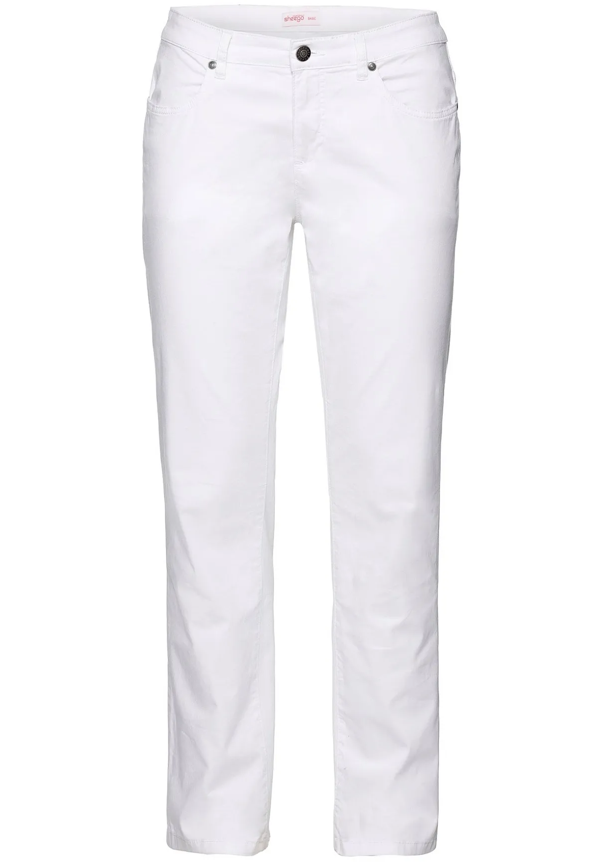 Gerade Hose aus Baumwoll-Twill