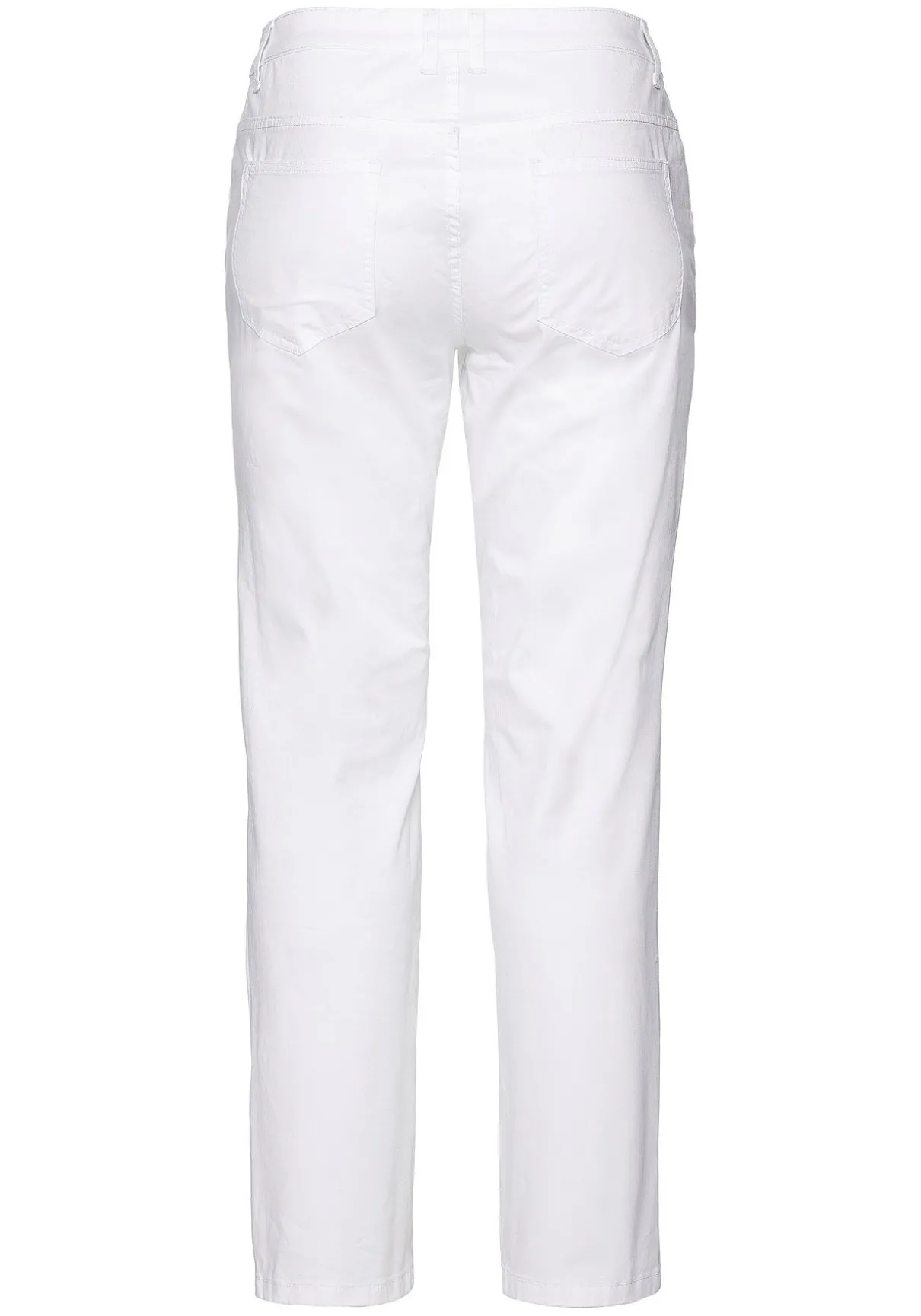 Gerade Hose aus Baumwoll-Twill