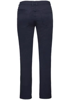 Gerade Hose aus Baumwoll-Twill