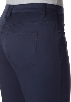 Gerade Hose aus Baumwoll-Twill