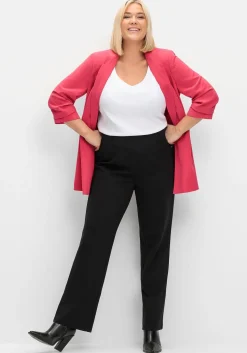 Gerade Hose aus Interlock, mit elastischem Bund