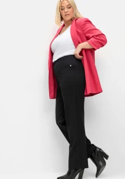 Gerade Hose aus Interlock, mit elastischem Bund