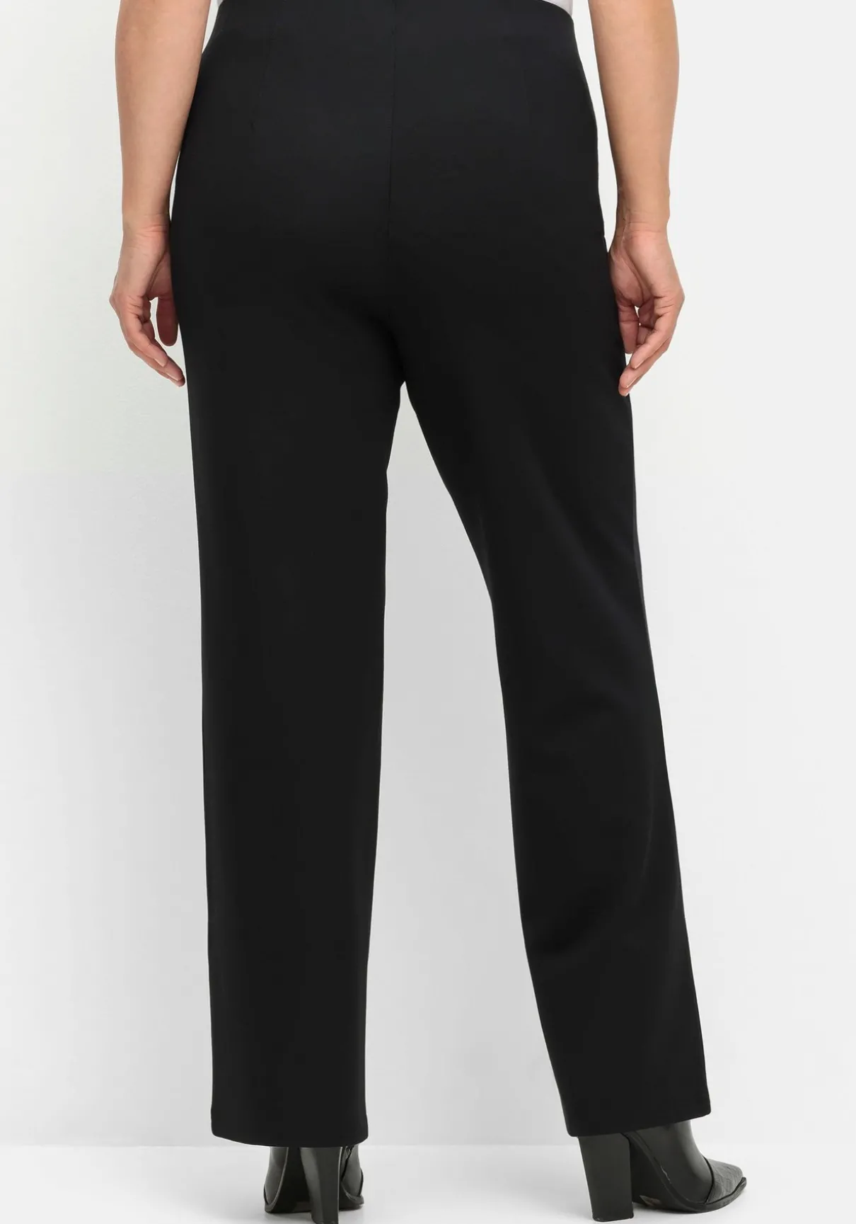 Gerade Hose aus Interlock, mit elastischem Bund