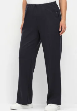 Gerade Hose aus Interlock, mit elastischem Bund