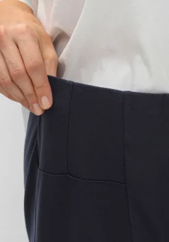 Gerade Hose aus Interlock, mit elastischem Bund