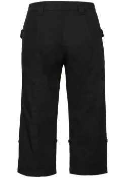 Gerade 3/4-Hose mit Krempelfunktion